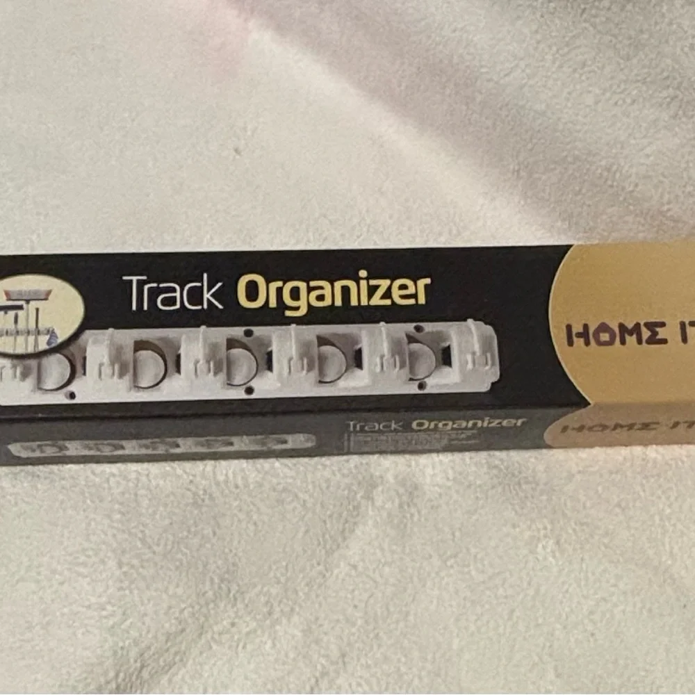 Home Track Organizer in White